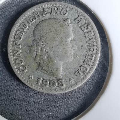 沼泽如烟--第1037场 - 瑞士1908年10生丁