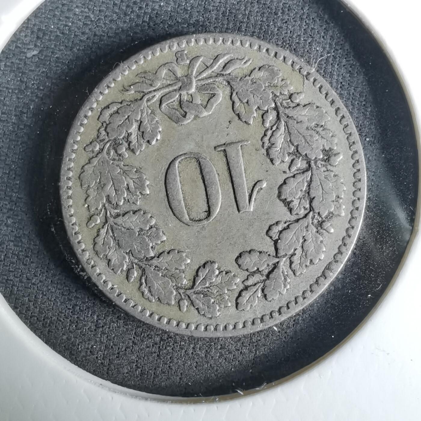 沼泽如烟--第1037场 瑞士1919年10生丁