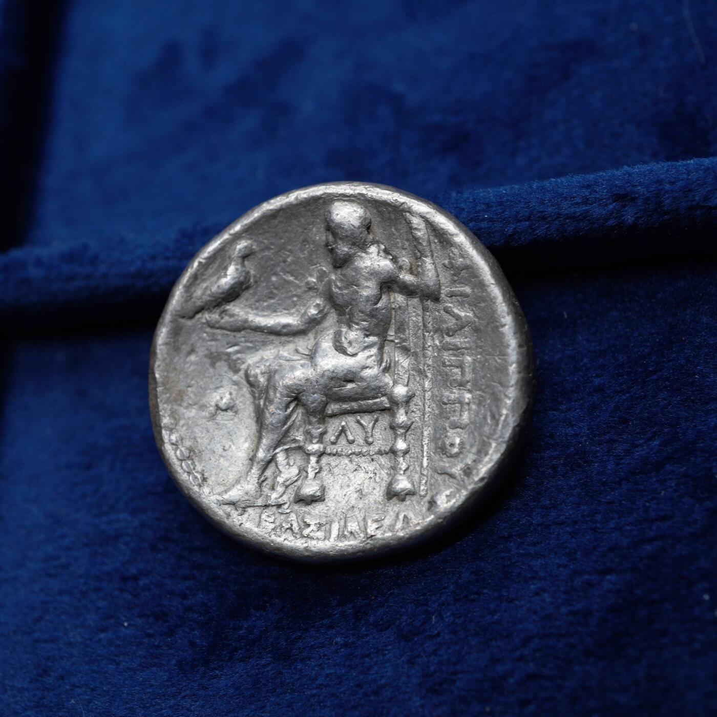 琋语集藏2026年04月欧洲古典打制币拍卖 古希腊马其顿王国大力神赫拉克勒斯4德银币