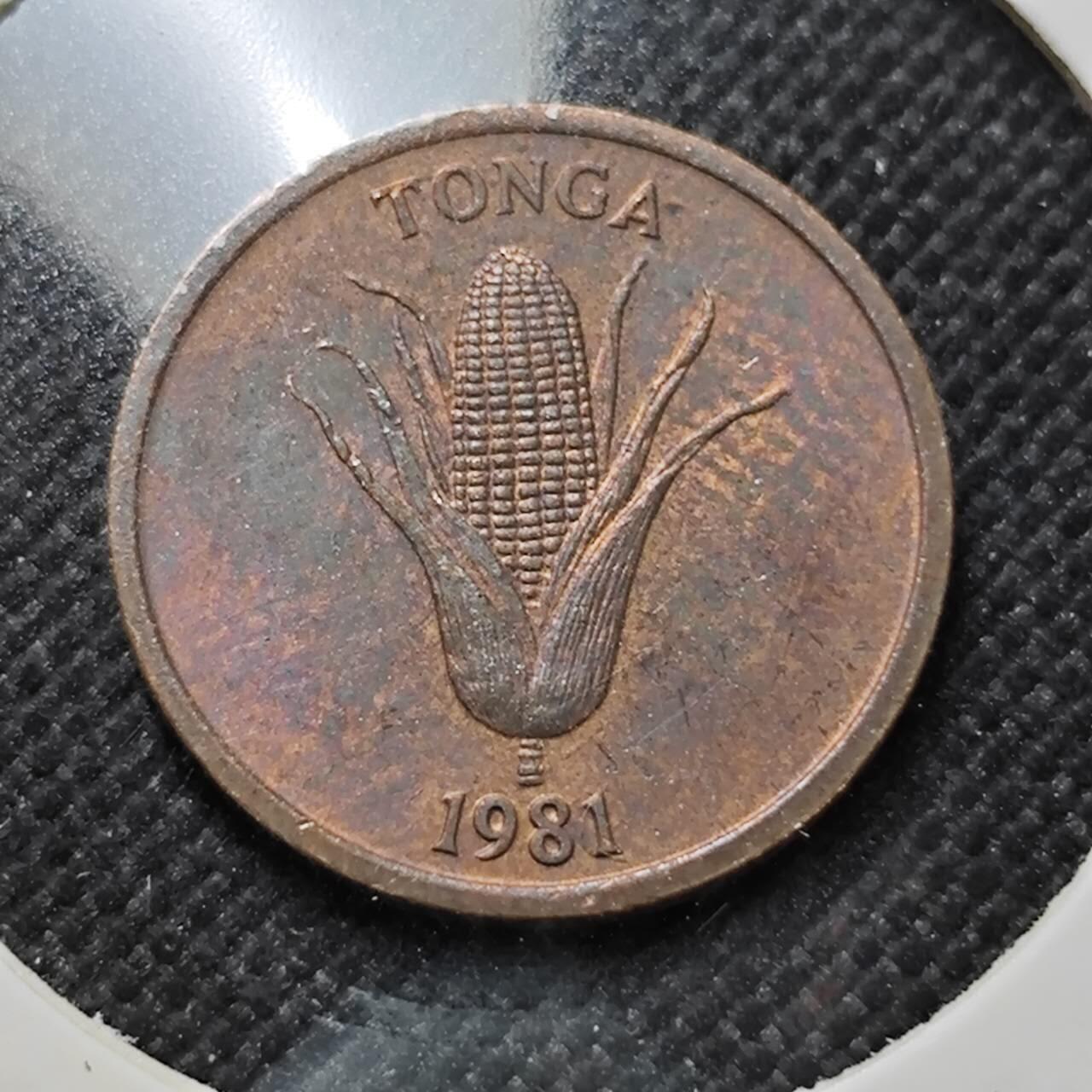 KK钱币收藏小铺  第410期 2月预留时间 周末发货  汤加1分铜币