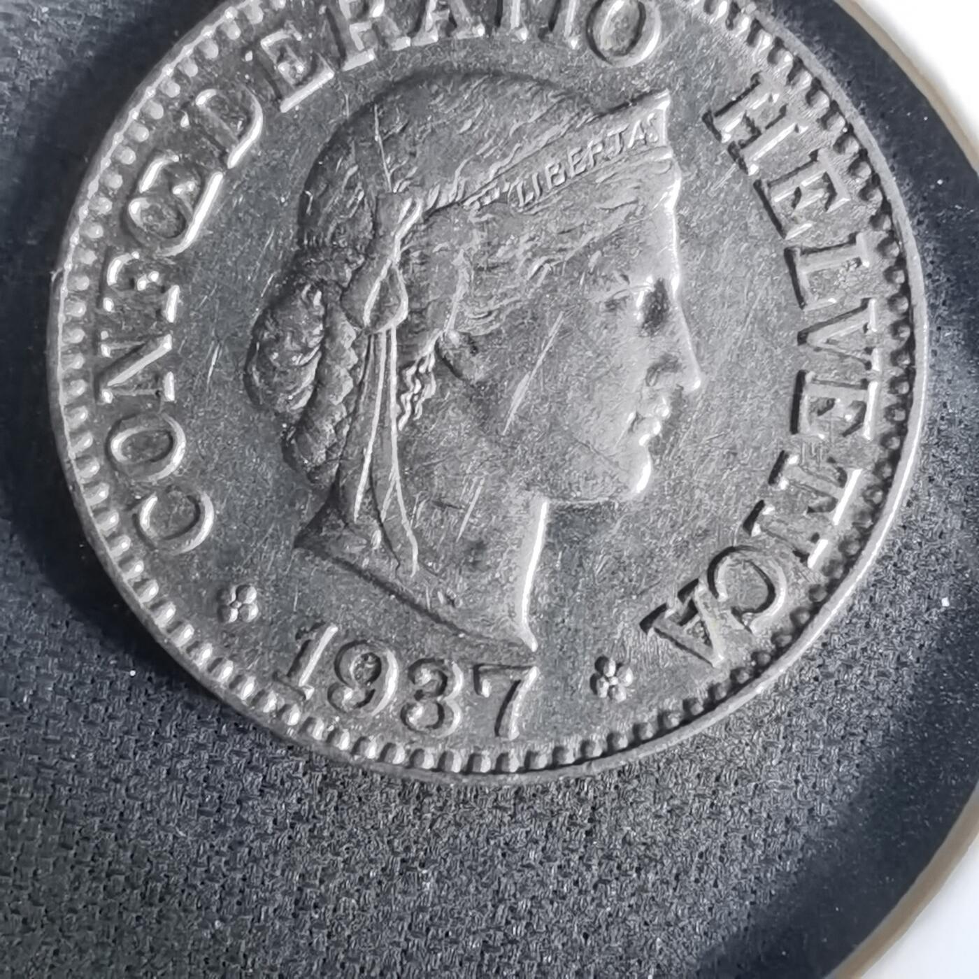 沼泽如烟--第1037场 瑞士1937年10生丁