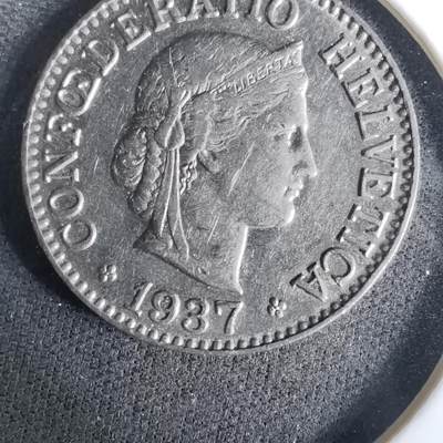 沼泽如烟--第1037场 - 瑞士1937年10生丁