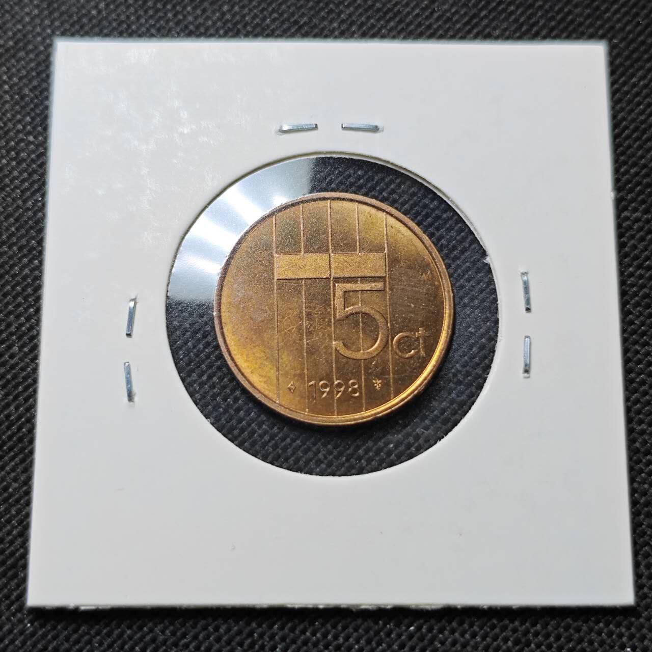 KK钱币收藏小铺  第410期 2月预留时间 周末发货  荷兰5分铜币