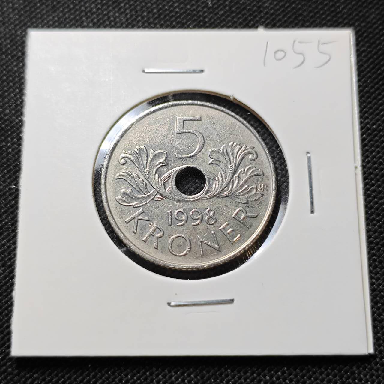 KK钱币收藏小铺  第410期 2月预留时间 周末发货  挪威5克朗