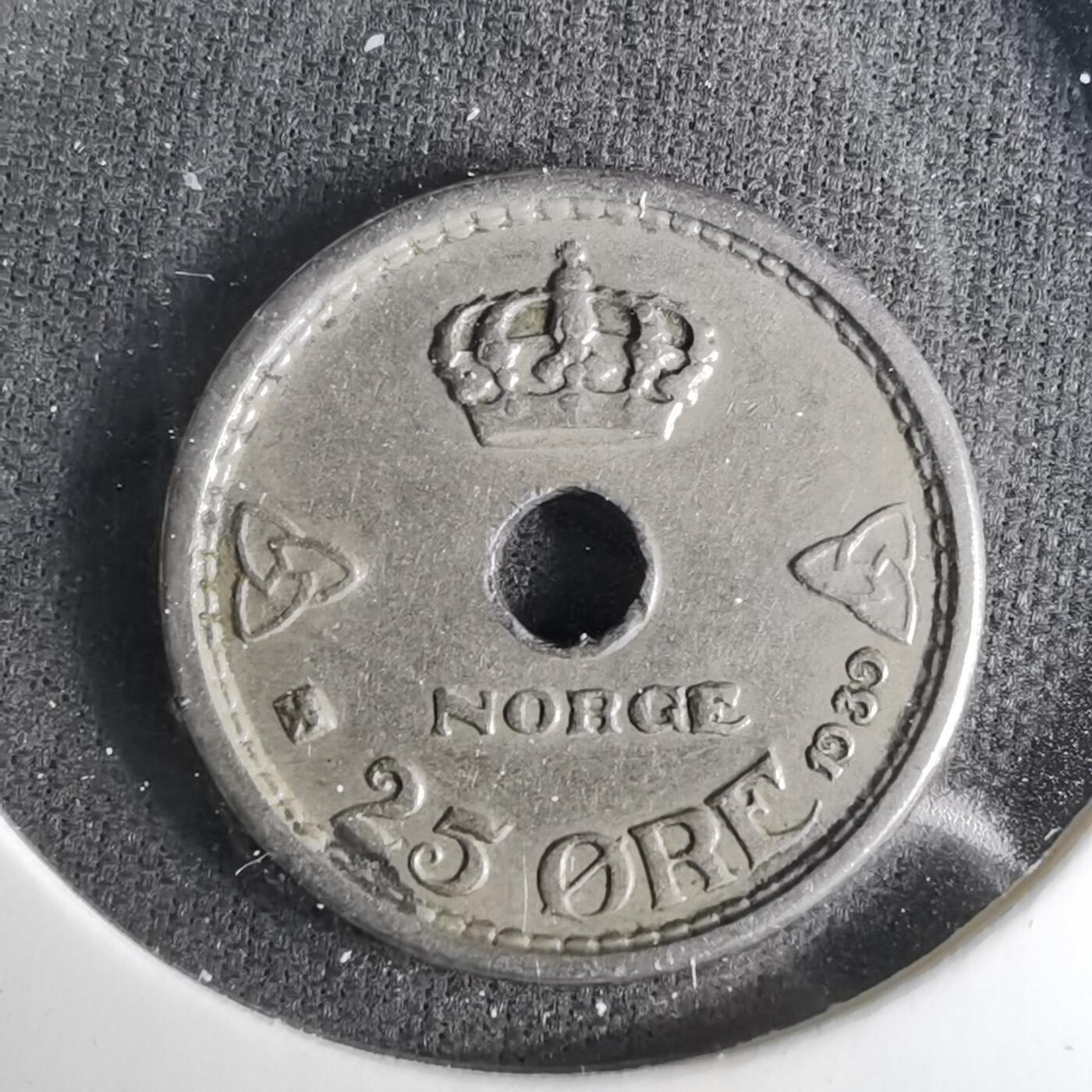 沼泽如烟--第1037场 挪威1939年25欧尔