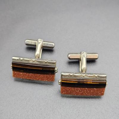 0元起拍勋章 第343期 咸鱼国勋章拍卖专场 4月1日（周三）下午6：00开始 - 日本中古天然石袖扣一对