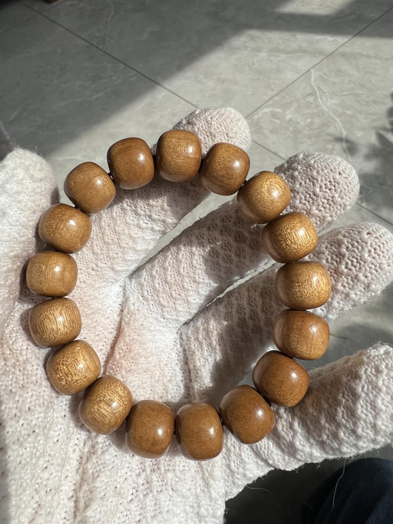 零元拍：金丝楠老型手串，12/13MM 金丝满满，满手留香