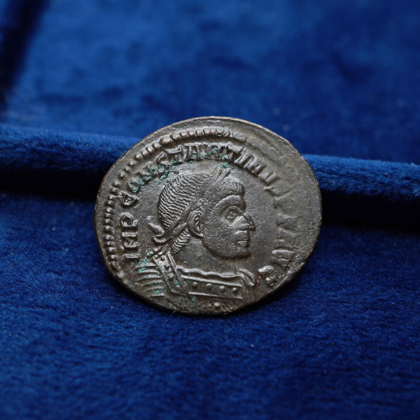 琋语集藏2026年04月欧洲古典打制币拍卖 古罗马帝国-君士坦丁大帝铜币