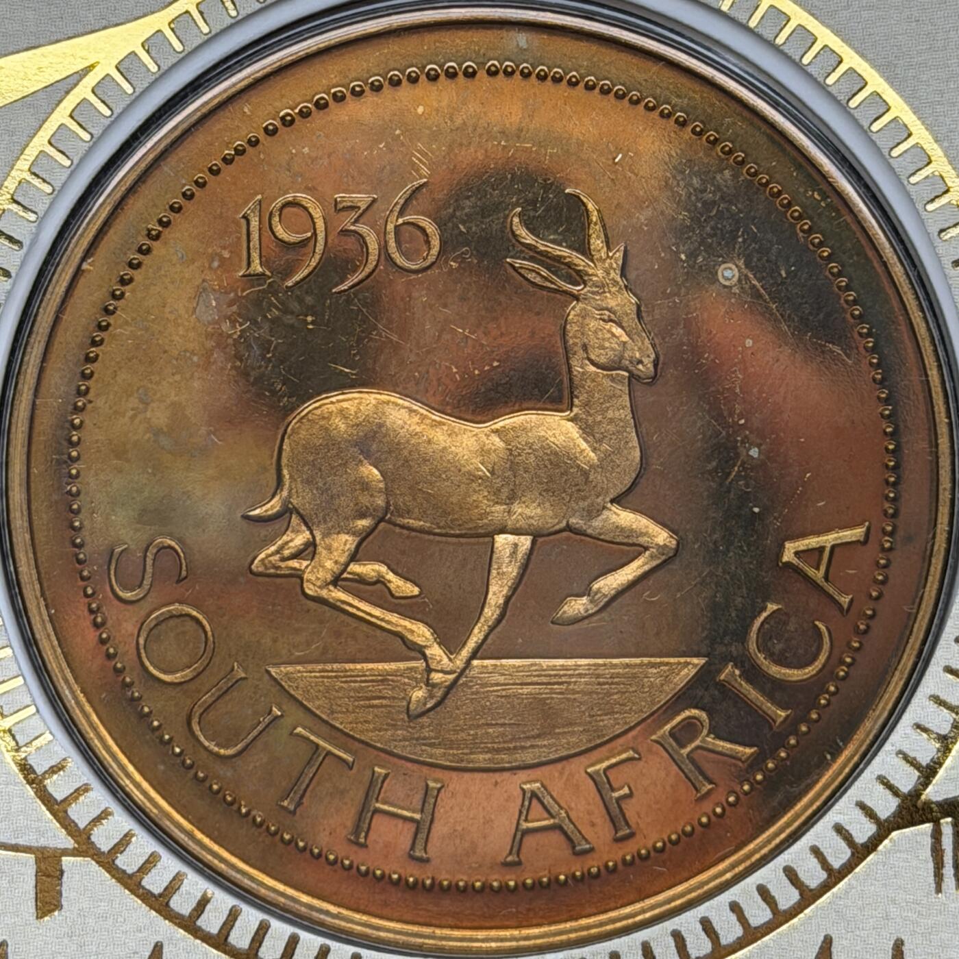 ＜星葵🌻钱币社＞第72期·东奔西走的硬币·3月31日发货 〈邮币封·后铸〉英国1936年爱德华八世南非克朗型收藏币