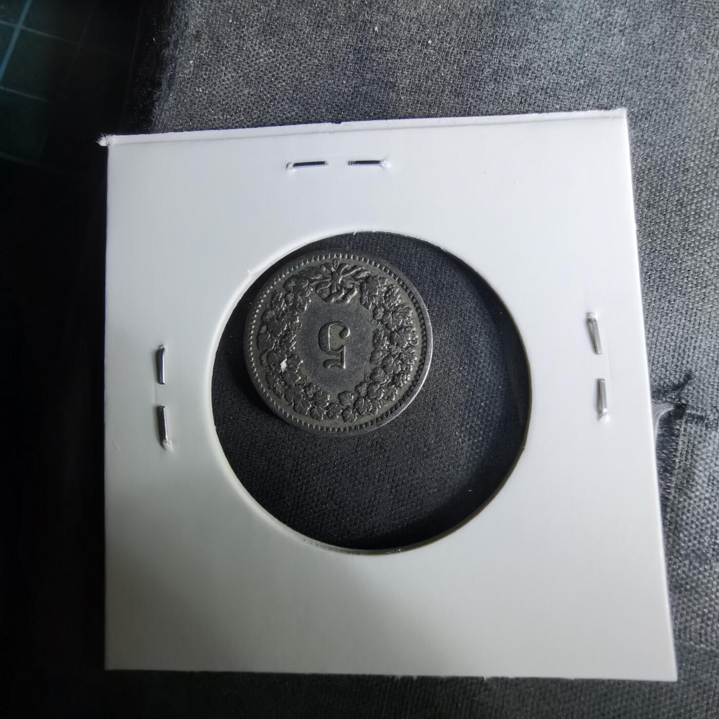 沼泽如烟--第1037场 瑞士1895年5生丁