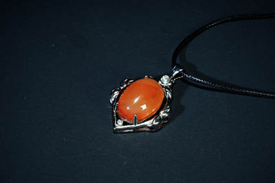 上海都达杂项专场六十九【全场包邮】 - 天然红玛瑙蛋面挂件94-161