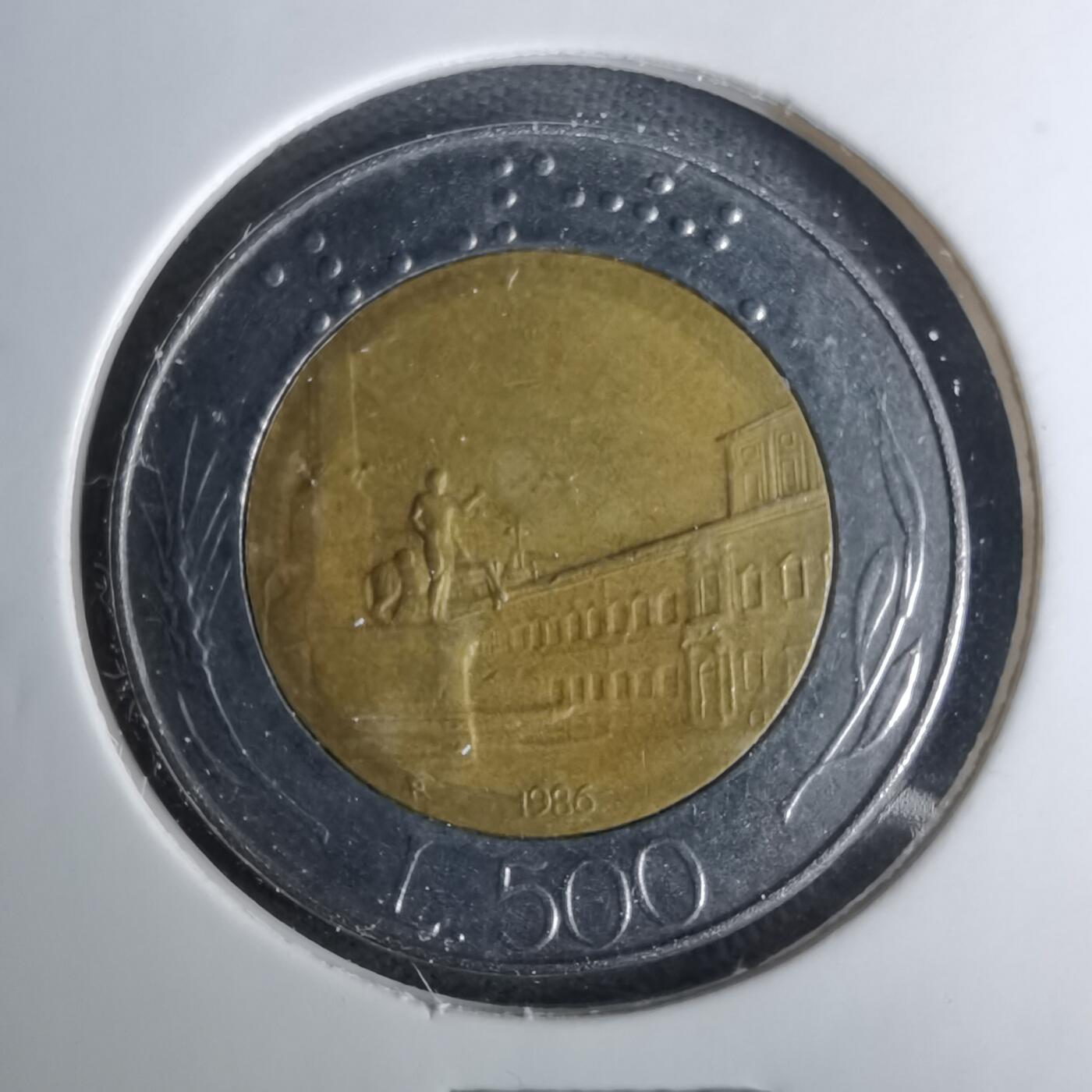 沼泽如烟--第1037场 意大利1986年500里拉