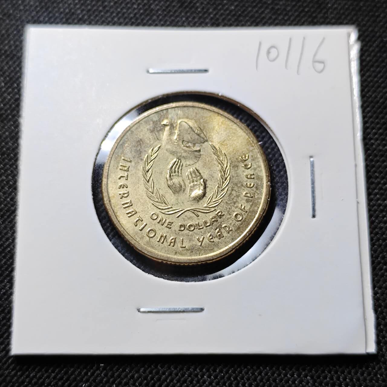 KK钱币收藏小铺  第410期 2月预留时间 周末发货  澳大利亚1元纪念币 好品