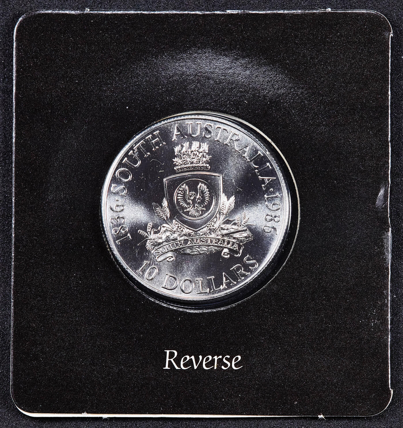 【俄甄集藏】2026年(050)04-01星期三 晚 19:30 全场包邮 澳大利亚1986年行政区系列-南澳大利亚州10元册装银币，带证，重20克，925银，发行量78100枚