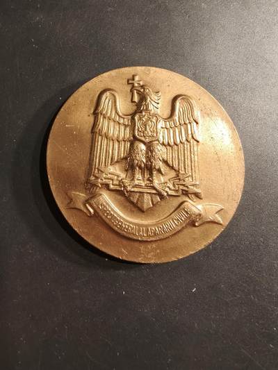 老王徽章第190期 - 罗马尼亚消防员荣誉纪念章     直径60mm     重量104.1g