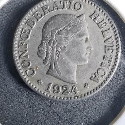 沼泽如烟--第1037场 - 瑞士1924年10生丁