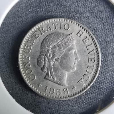 沼泽如烟--第1037场 - 瑞士1958年5生丁