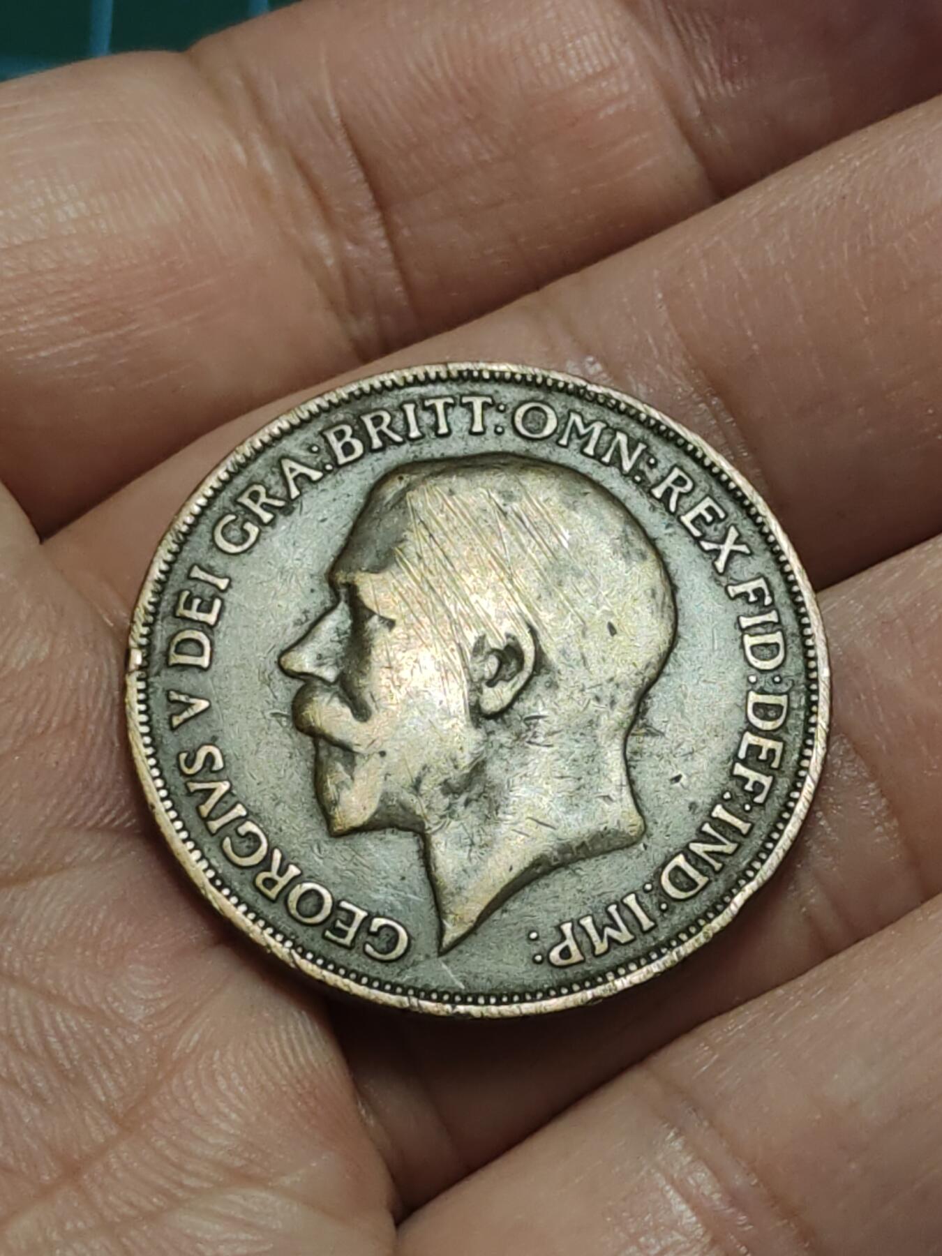 2026年第三十八场(总第二百零七场）外国好品散币场(免佣金) 英国🇬🇧1917年1便士(乔治五世第一版)