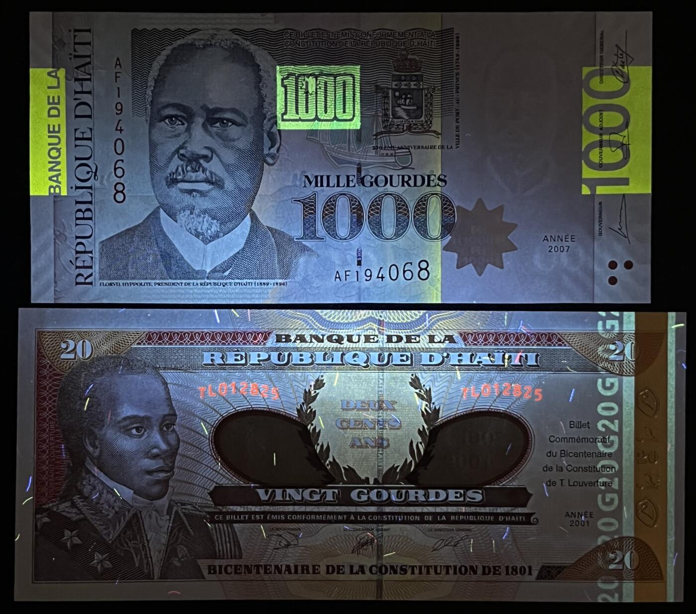 小福收藏拍卖第203期 裸钞场 本期有多张豹子号靓号 仅发行1000枚亚克力砖封蒙古20000图格里克帝国800周年纪念钞 瑞士200法郎 百慕大样钞洋葱冠全套 巴林首版大全套 卡塔尔四张套 越南 保加利亚 马其顿等多国精美纸币