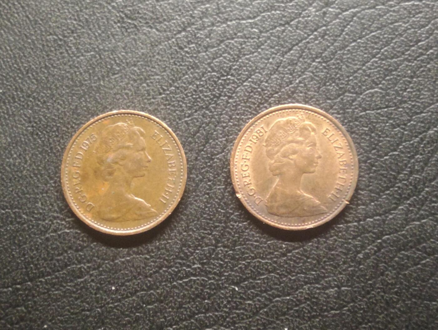 荟藏特别场次第十三期——“社长的硬币堆 精品场次” 英国1/2新便士批量两个