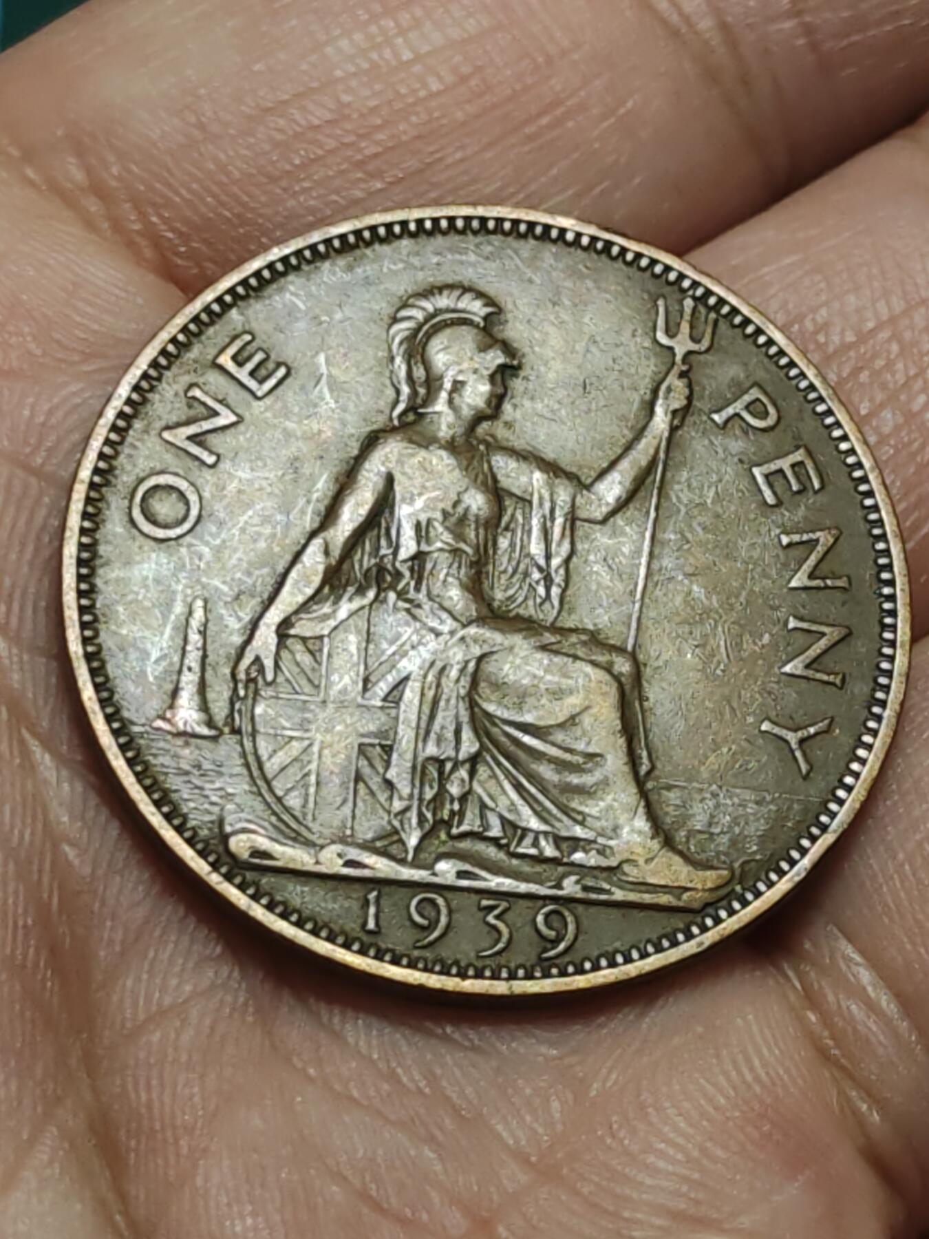 2026年第三十八场(总第二百零七场）外国好品散币场(免佣金) 英国🇬🇧1939年1便士(乔治六世第一版)