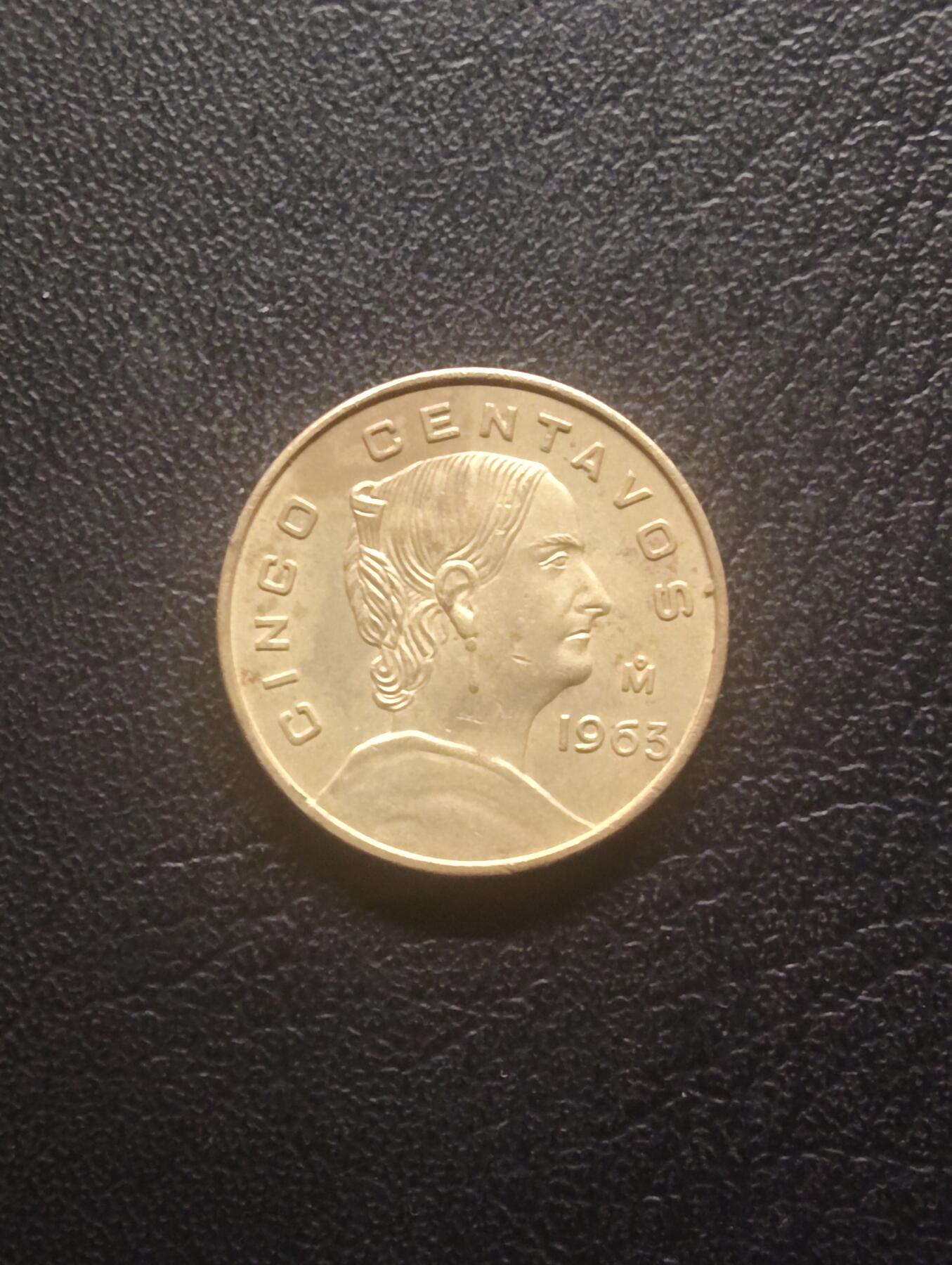 荟藏特别场次第十三期——“社长的硬币堆 精品场次” 墨西哥1963年5分美品