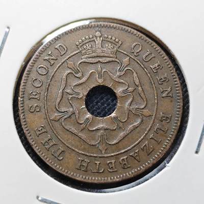 KK钱币收藏小铺  第410期 2月预留时间 周末发货 -  罗得西亚1便士铜币