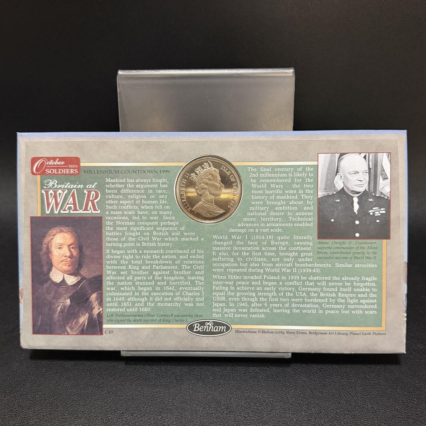 ＜星葵🌻钱币社＞第72期·东奔西走的硬币·3月31日发货 〈邮币封〉马恩岛1999年千禧年·一战停战日80周年1克朗纪念币