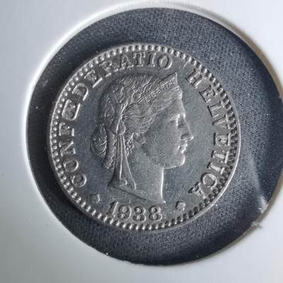 沼泽如烟--第1037场 - 瑞士1938年20生丁