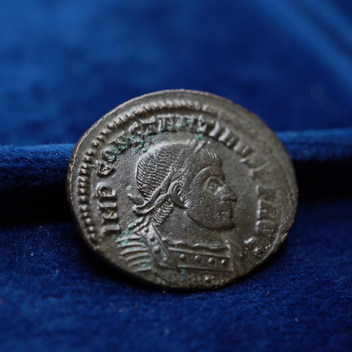 琋语集藏2026年04月欧洲古典打制币拍卖 古罗马帝国-君士坦丁大帝铜币