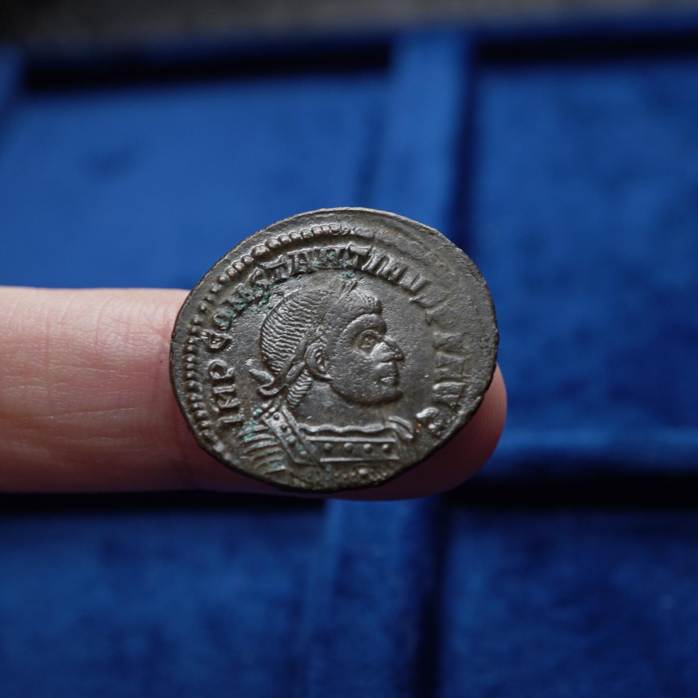 琋语集藏2026年04月欧洲古典打制币拍卖 古罗马帝国-君士坦丁大帝铜币