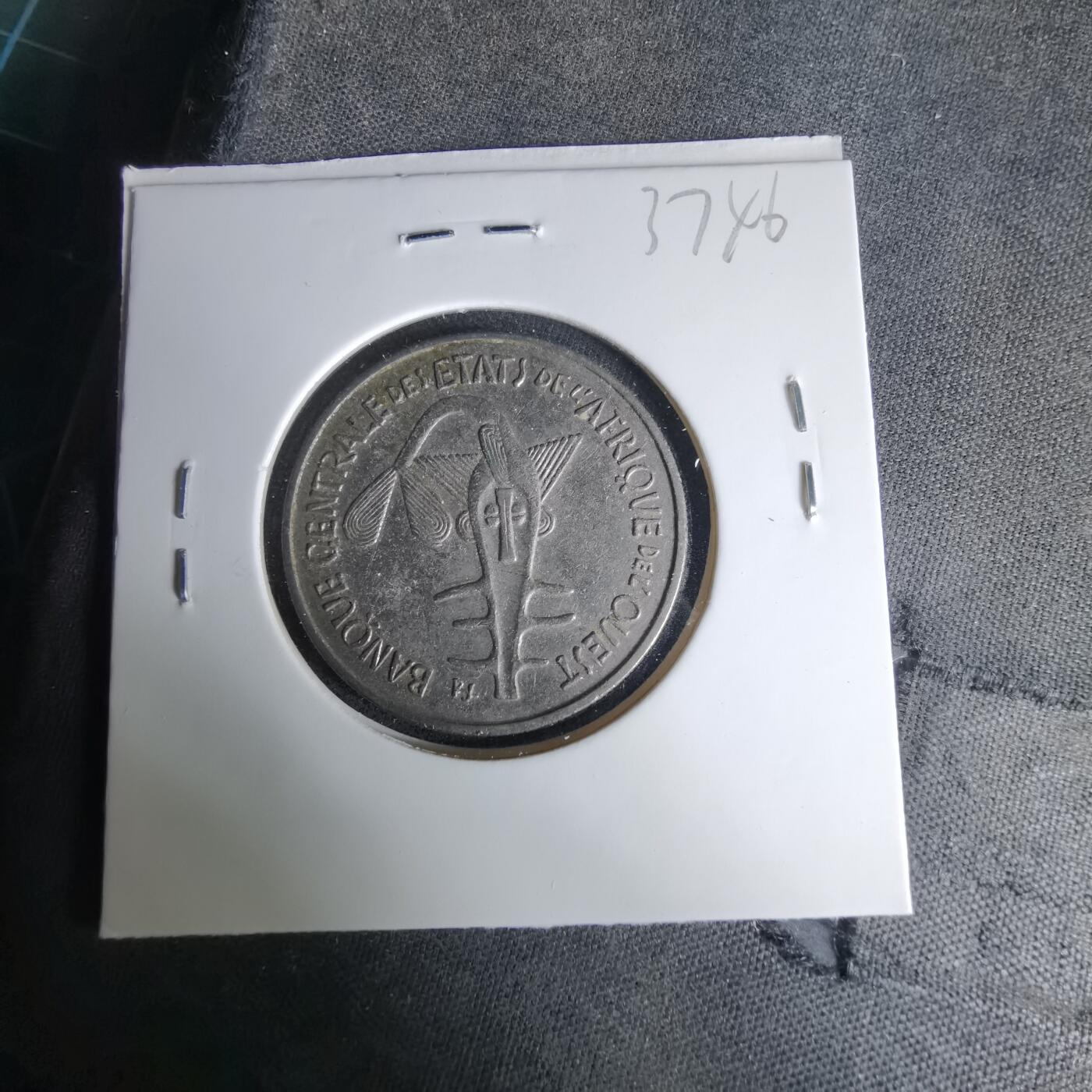 沼泽如烟--第1037场 西非1969年100法郎