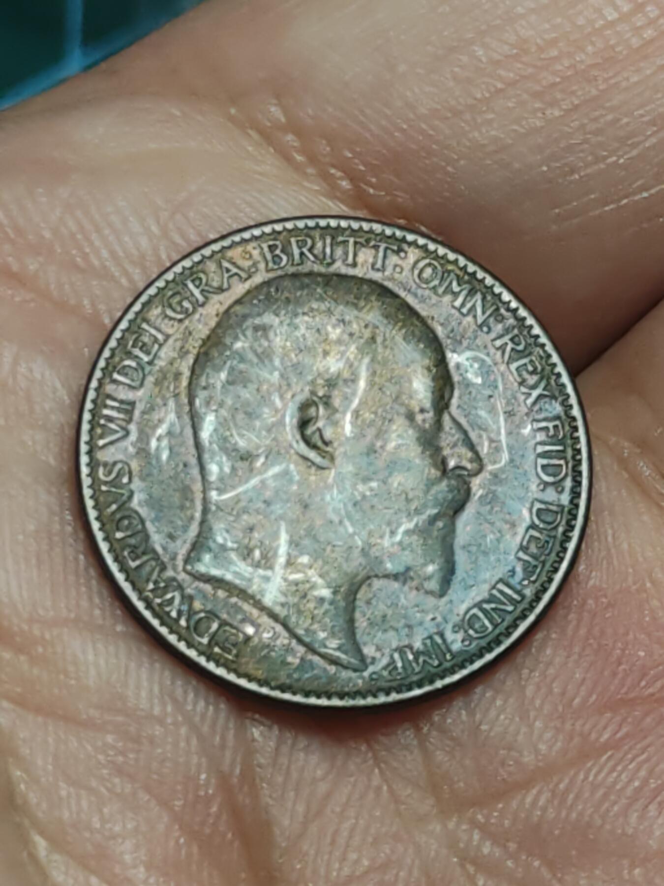 2026年第三十八场(总第二百零七场）外国好品散币场(免佣金) 英国🇬🇧1909年1法新(爱德华七世时期)