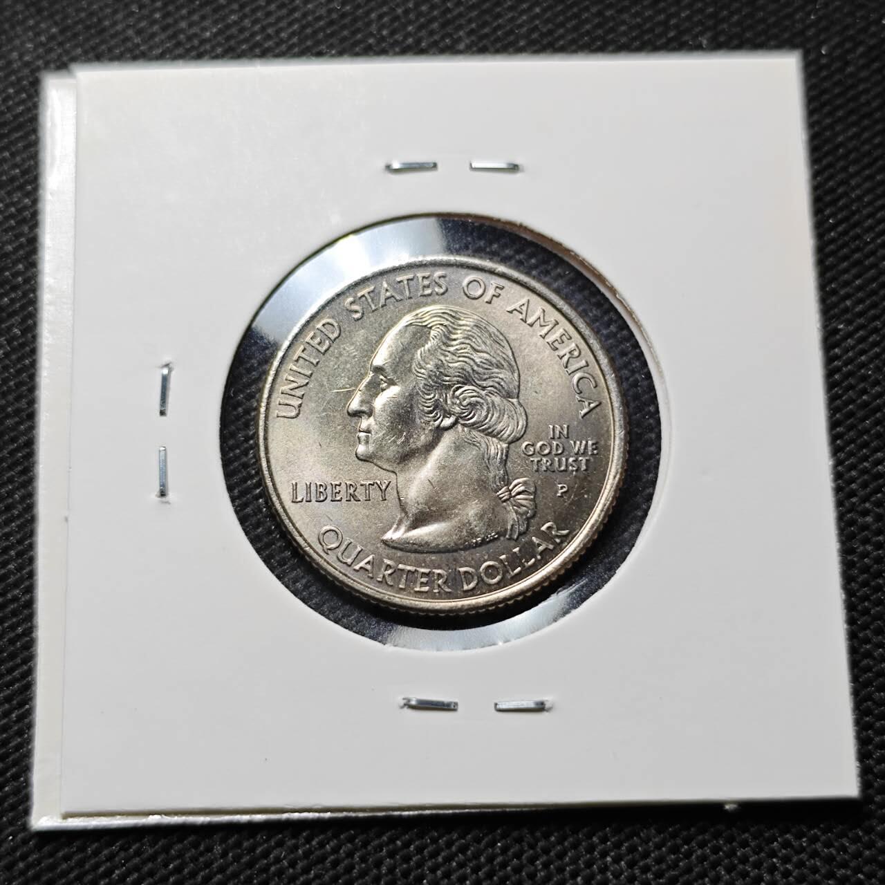 KK钱币收藏小铺  第410期 2月预留时间 周末发货  美国25分纪念币 好品