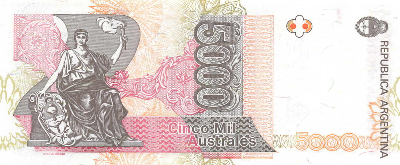 小福收藏拍卖第203期 裸钞场 本期有多张豹子号靓号 仅发行1000枚亚克力砖封蒙古20000图格里克帝国800周年纪念钞 瑞士200法郎 百慕大样钞洋葱冠全套 巴林首版大全套 卡塔尔四张套 越南 保加利亚 马其顿等多国精美纸币 阿根廷 1989-1991年 5000奥斯特 unc