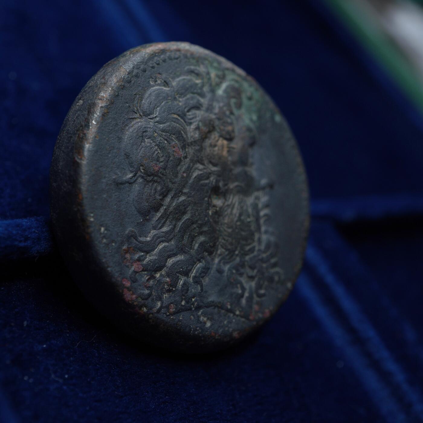 琋语集藏2026年04月欧洲古典打制币拍卖 古希腊托勒密王国-托勒密三世 宙斯大铜币