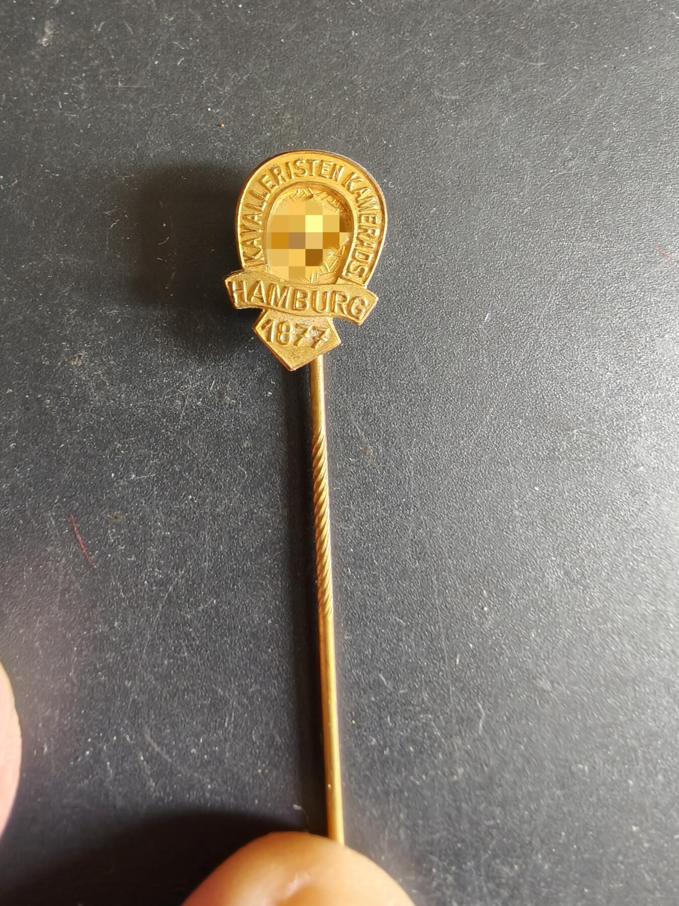 老王徽章第190期 德三汉堡骑兵战友会针插