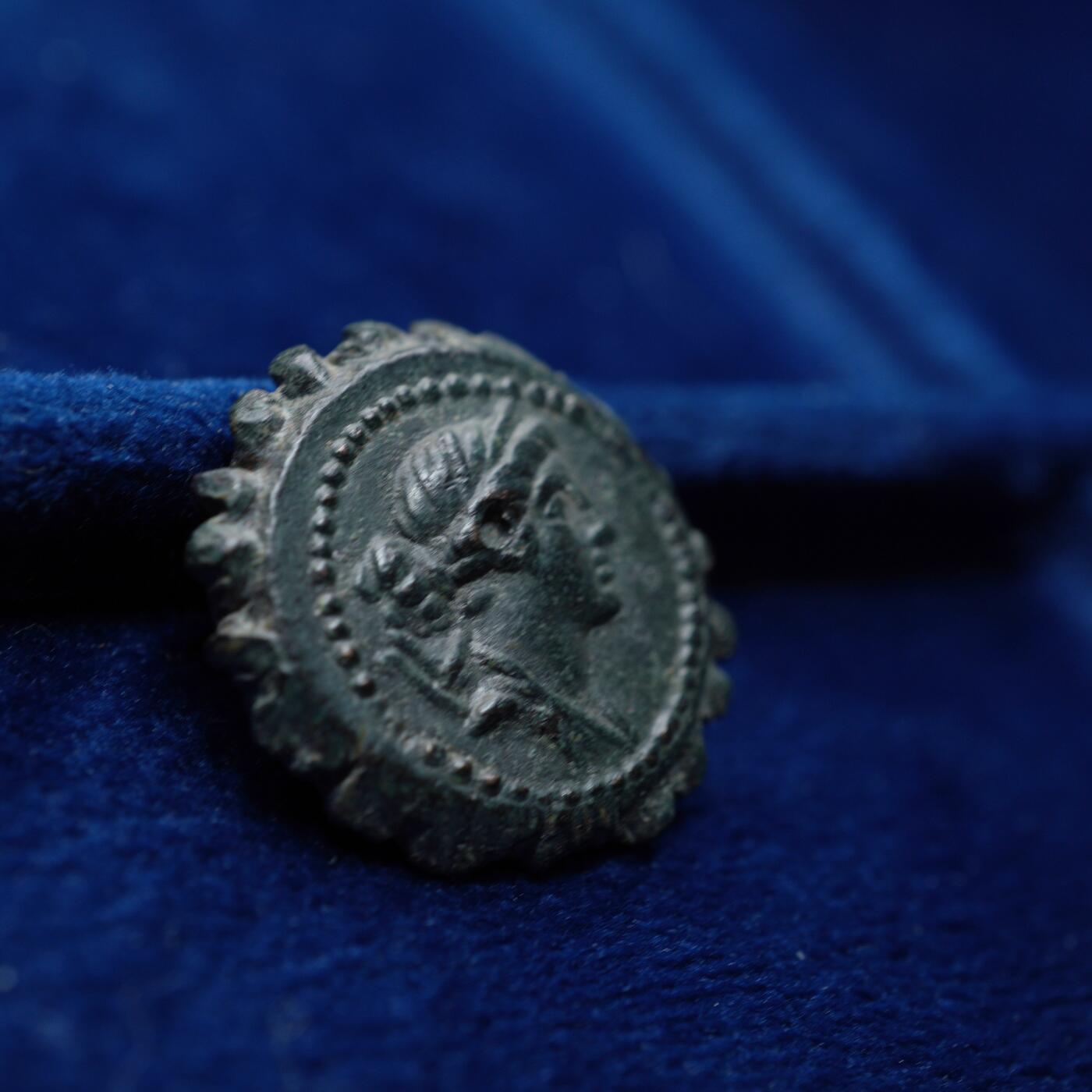 琋语集藏2026年04月欧洲古典打制币拍卖 古希腊塞琉古王国-月亮女神阿尔忒弥斯锯齿铜币