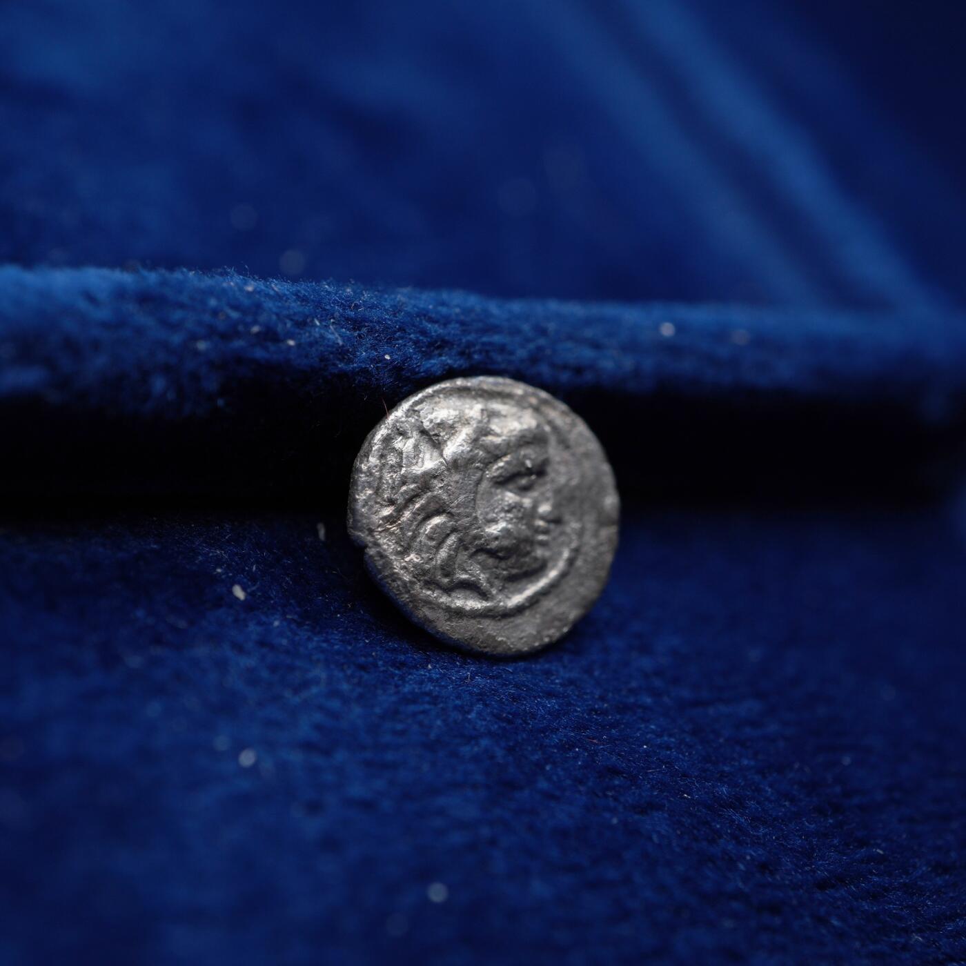 琋语集藏2026年04月欧洲古典打制币拍卖 古希腊马其顿王国亚历山大大力神1奥波银币