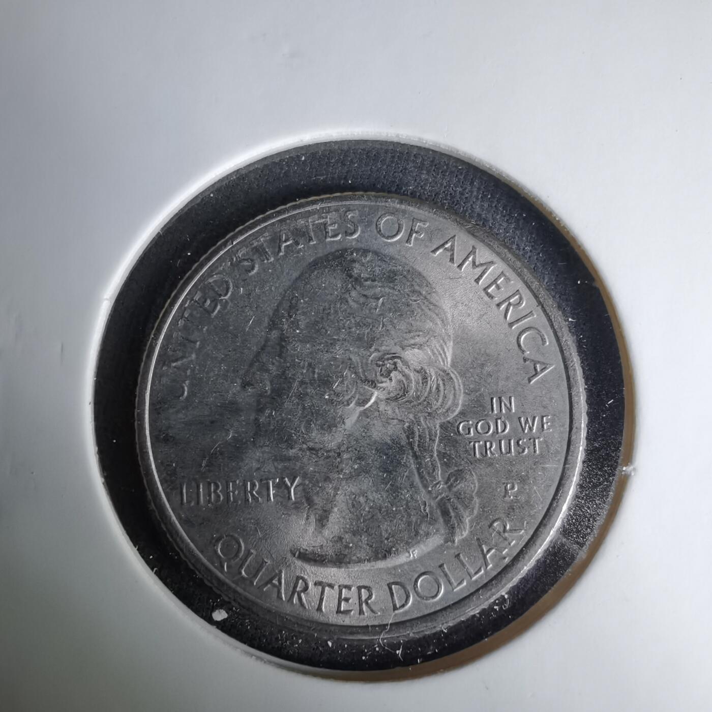 沼泽如烟--第1037场 美国2014年25分纪念币