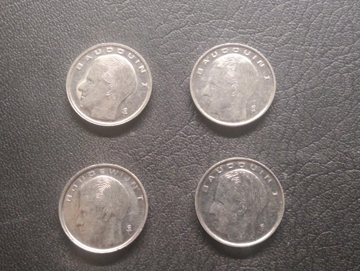 荟藏特别场次第十三期——“社长的硬币堆 精品场次” 比利时1法郎批量四个