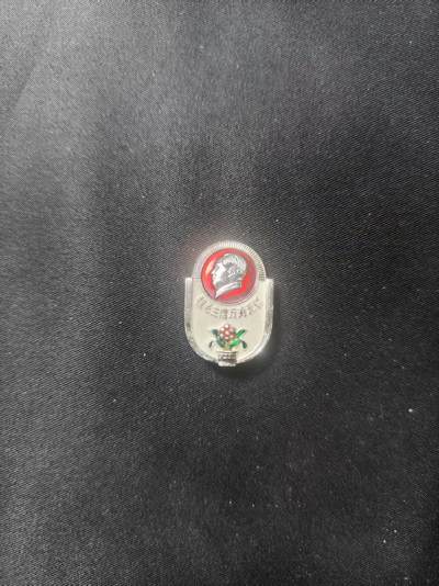 云宸嘉赏-勋臻文献佳藏优品精选场次（低佣 转发佣金红包） - 精品异型外文像章”毛主席永垂不朽“--仅配发给当时驻德外事人员、赠与外国友人 