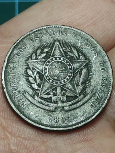 2026年第三十八场(总第二百零七场）外国好品散币场(免佣金) - 巴西1893年20瑞斯(合众国时期第一版，发行量最少年份)