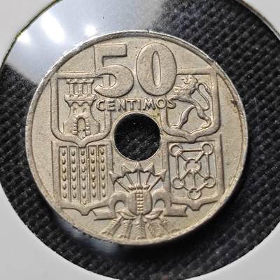 KK钱币收藏小铺  第410期 2月预留时间 周末发货 -  西班牙50比塞塔