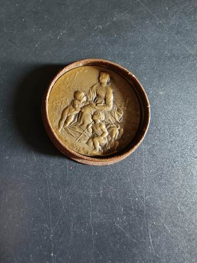 老王徽章第190期 - 法国丽嘉德尼尔百货公司成立100周年大铜章      原盒     直径33mm     重量15.3g