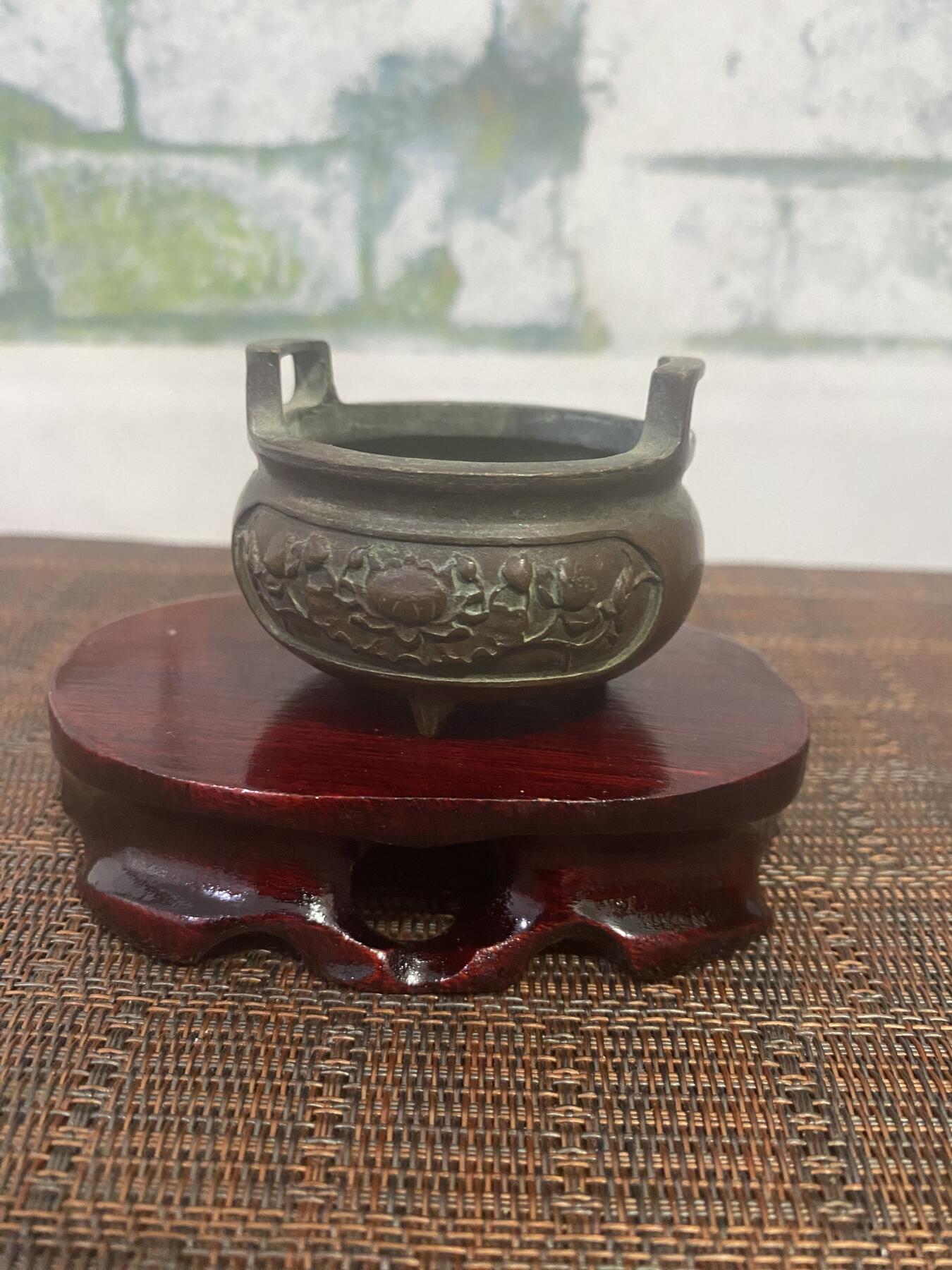 江南站杂件场 铜炉