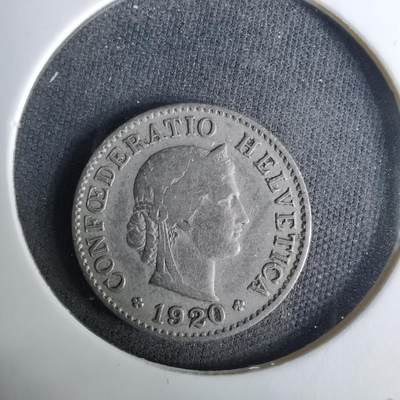 沼泽如烟--第1037场 - 瑞士1920年5生丁