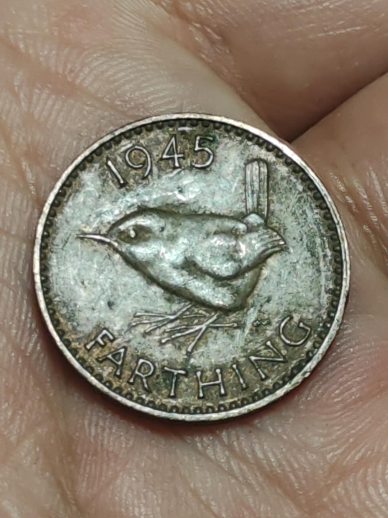 2026年第三十八场(总第二百零七场）外国好品散币场(免佣金) 英国🇬🇧1945年1法新(乔治六世第一版)