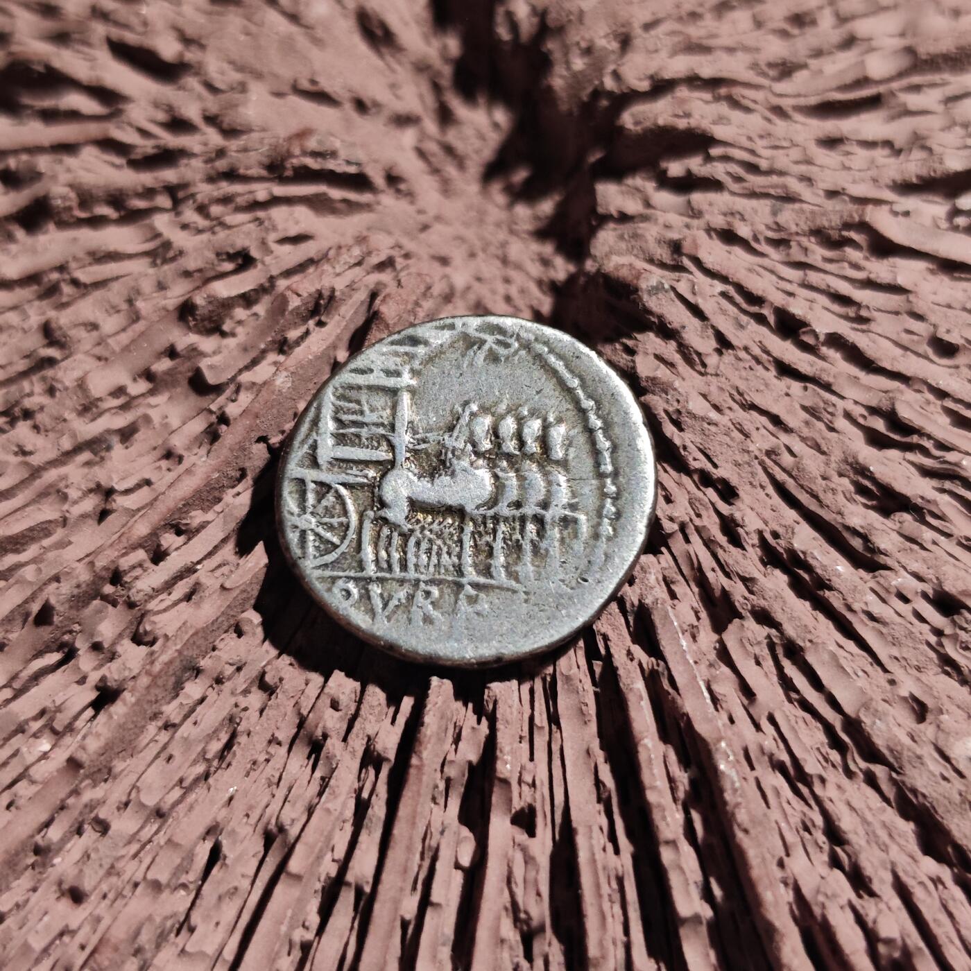 大象古币古希腊古罗马钱币专场首次拍卖1 古罗马共和时期神王宙斯朱庇特凯旋战车1第纳尔银币