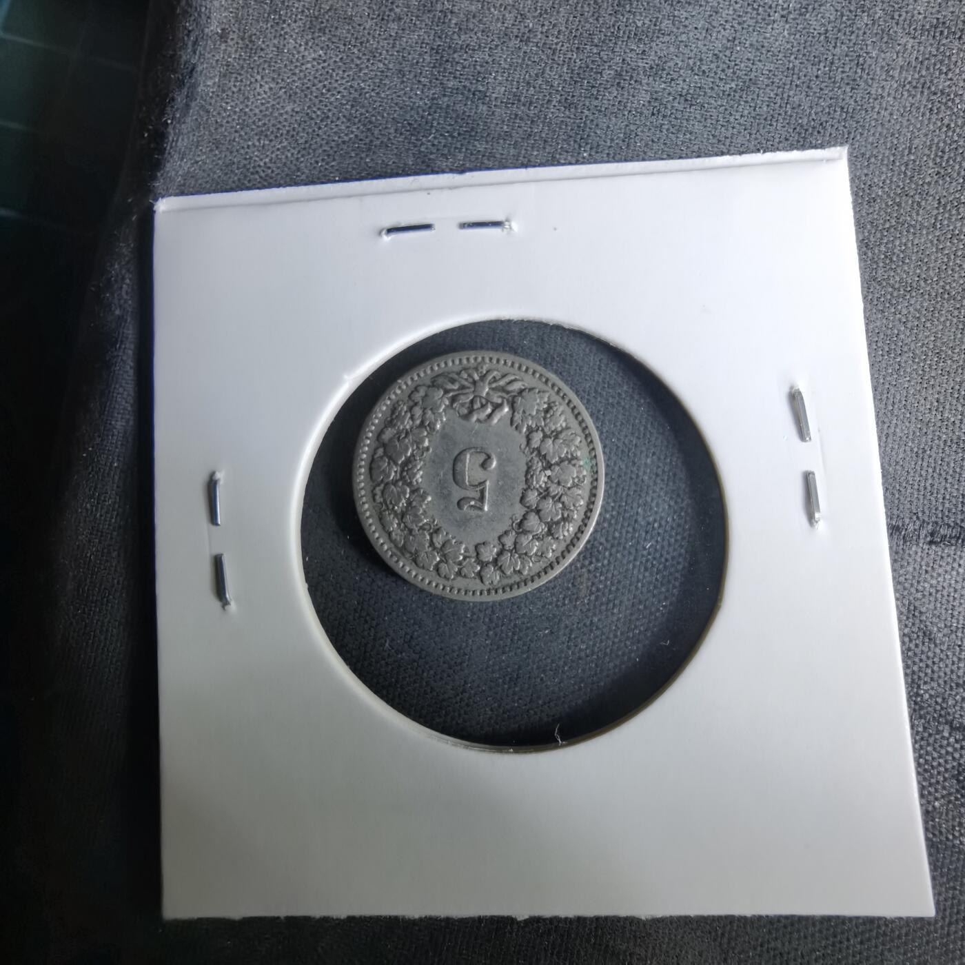 沼泽如烟--第1037场 瑞士1911年5生丁